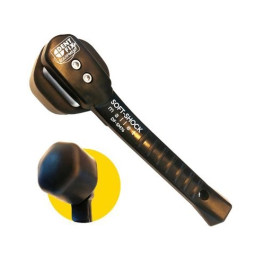 Dent Fix DFSM76 Soft-Shock Mallet, Non-Marring Rubber Housing, 10-1/4 Inches Overall Length, For Parts Fitment And Body Panel Work