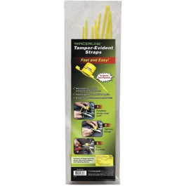 Tracer Products TP31 Tamper-Evident Straps, Green, 10 Per Pack