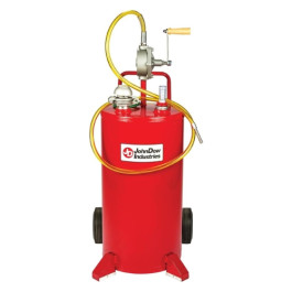 John Dow Industries FC-25GC Fuel Chief Steel Gas Caddy, Steel, 25 Gallon Capacity with UL-Listed Cast Iron Pump & 10-In Steel Wheels