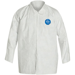 DuPont TY303SWHLG005000 Tyvek 400 Disposable Protective Shirt, Large, White