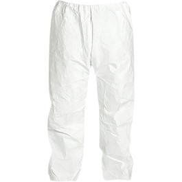 DuPont TY350SWH4X005000 Tyvek 400 Disposable Protective Pants, 4XL, White,