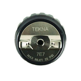 DeVilbiss 703062 High Efficiency Air Cap and Retaining Ring #7E7 for Tekan Copper Spray Guns