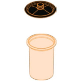 DeVilbiss 802225 DeKups EVO 24 oz 710 ml Cup, No Micron Lid, Kit 50