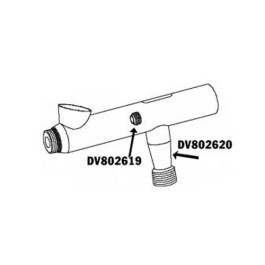 DeVilbiss 802619 DGR-106K Replacement Packing & Nut Assembly (Teflon)