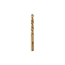 DeWalt 1924B Pilot Point 3/8 Inch Drill Bit, Gold Oxide, No-Spin Shank, Jobber Length