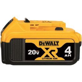 DeWalt DCB204 20V MAX Lithium Ion Battery, 4.0 Ah, LED Fuel Gauge