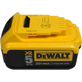 DeWalt DCB205 20V MAX Lithium Ion Battery, 5.0 Ah, LED Fuel Gauge