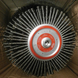 DeWalt 49255 Stainless Cable Twist Wire Wheel, 4", 5/8-11 Arbor, 0.020" Wire, 20000 rpm