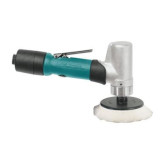 Dynabrade 51401 3-Inch 7 Degree Offset Handle 3200 RPM Rotary Air Buffer, Teal, .4 hp