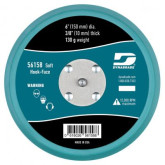 Dynabrade 56158 6" (152 mm) Dia. Non-Vacuum Disc Sanding Pad, Hook-Face, Short Nap