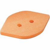 Dynabrade 57953 Hook Face Tear Drop Disc Pad, Short Nap, Non Vacuum, 3-3/4"