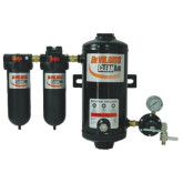 DeVilbiss CleanAir 130026 3-Stage Desiccant Air Dryer System, 1/2" FNPT Inlet x 1/2" FNPT Outlet, 25 cfm, 150 psig