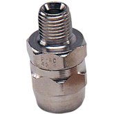 DeVilbiss 240037 P-HC-4599 Reusable Straight Hose Connector, 1/4" Male NPS