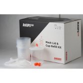DeVilbiss 802224 DeKups EVO Disposable Cup and Lid Refill Kit, 24 oz, 710 mL, 200 Micron Lid, 50 Pieces