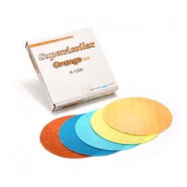 Eagle Abrasives 195-1510 Super Assilex Orange K-1200 5 Inch No-Hole Super-T