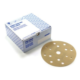 KOVAX Tri-Pro 527-0080 Resin Bonded Abrasive Disc, 6 in, 15 Holes, 80 Grit,