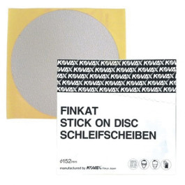 KOVAX Finkat 661-0600 Resin Bonded Abrasive Disc, 6 in, 600 Grit, Stickon (