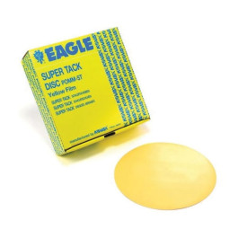 Eagle Abrasives 778-0800 KOVAX Yellow-Film 6" P800 No-Hole Super-Tack Sandi