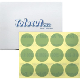 Eagle Abrasives 192-15128 Tolecut Touch-Up Discs, Green K-2000, 1-3/8", PSA