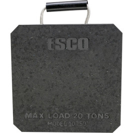 ESCO 10753 20-Ton Jack Support Plate, 12" x 12" x 1", 40,000 Pound Capacity