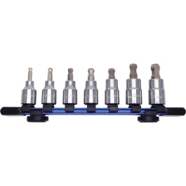 Eight Tool 83BB-S7 Taper Head Hex Socket Bit Short Set, 7-Piece, 4-10 mm, 3
