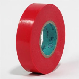 Electro Tape Specialties 60-R 60 Series Vinyl Electrical Tape, Red, 3/4" x