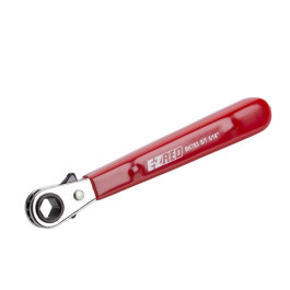 EZRED BK708 Battery Terminal Ratcheting Wrench, 10 mm, Insulated Handle, Side Terminal