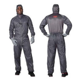 EMM Colad 520052PLAIN BodyGuard Premium Comfort Overall, Grey Nylon Taffeta