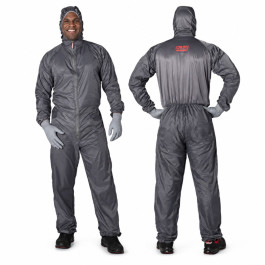 EMM Colad 520058PLAIN BodyGuard Premium Comfort Overall, Grey Nylon Taffeta