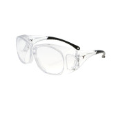 Encon 05178004 Veratti Over the Glass Safety Glasses Clear Frame, Clear Lens, ScratchCoat