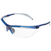 Encon Veratti 307 Clear Scratch Coat Safety Glasses, Clear Lens, Translucent Blue Frame