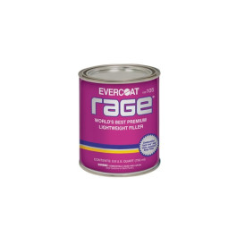 Evercoat 105 Rage Premium Lightweight Body Filler, Gray, 1 Quart, Blue Crea
