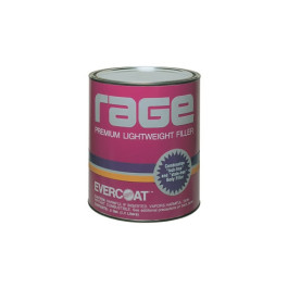 Evercoat 106 Rage Premium Lightweight Body Filler, 3 Liters, Blue Cream Har