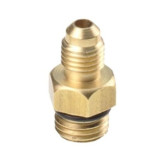 FJC 6018 R134a Coupler to R12 Hose Adapter, 14mm x 1.5mm x 1/4", Male Flare