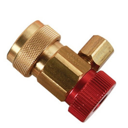 FJC 6801 High Side Manual Coupler, M12 Fitting, R-1234yf, Red, for Mobile A/C High Side Service Ports