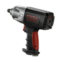 AIRCAT Pneumatic Tools 1250-K 1/2" NitroCat Impact Wrench, 1300 ft-lbs Loosening Torque, Kevlar Composite Housing