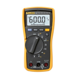 Fluke 115 Digital Multimeter, True-RMS 600 Volt, 10 Amp AC DC, Resistance Frequency & Capacitance Measurement