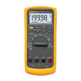 Fluke 87-5 Industrial True-RMS Multimeter, AC DC Voltage up to 1000 V, 10 Amp Current, Wide Bandwidth