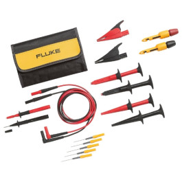 Fluke TLK282 SureGrip Deluxe Automotive Test Lead Kit, Silicone Insulated Leads