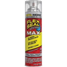 Flex Seal FSMAXCLR24 Flex Seal MAX Clear Rubberized Spray Sealant Coating,