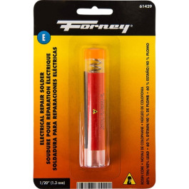 Forney 61429 Electrical Repair Rosin Core Solder, 60% Tin 40% Lead, 1/20" D