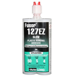 LORD Fusor 127EZ Slow Plastic Bonding Adhesive, Off-White Paste, 10.1 Ounce