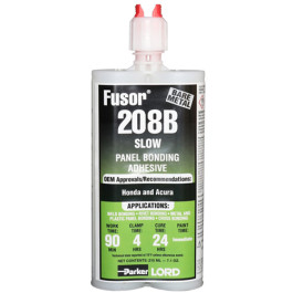 LORD Fusor 208B Slow Panel Bonding Adhesive, Gray Paste, 10.1 Ounce Cartrid
