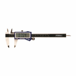 Fred V Fowler 54-103-006-0 Xtra Value Plus Electronic Caliper, 0 to 6 inch Range, 0.0005 inch Resolution, IP54, Large 14 x 52 mm Display