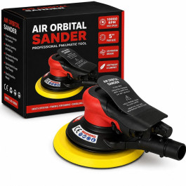 Aircat 6700-6-336CV 6" Central Vacuum Orbital Palm Sander, Hook and Loop, 3