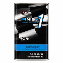 Finish 1 FC770 National Rule Euro Clearcoat, 2:1 Mix, 5 Liter Can