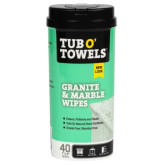 FedPro TW40-GR Tub O’ Towels Granite and Marble Wipes, 40 Count