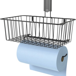 Gator Magnetics 300058 14" Magnetic Utility Basket with Towel Bar, Black St