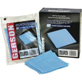 Gerson 020008C Blend Prep Light Tack Cloth, Blue, 9 x 18 inch, Low Tack, Case of 144 (12 boxes of 12)