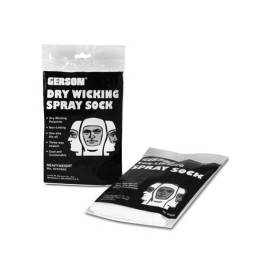 Gerson 070195B Spray Sock, White, Universal Size, Polyester Dry-Wick, Box of 12